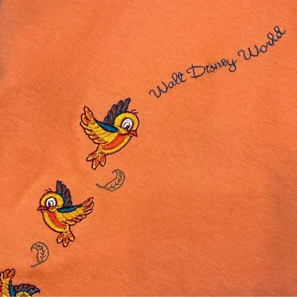 Rare Vintage 90s Walt Disney World Resort Embroidered Tapestry Strap Minnie Tank - Picture 6 of 11